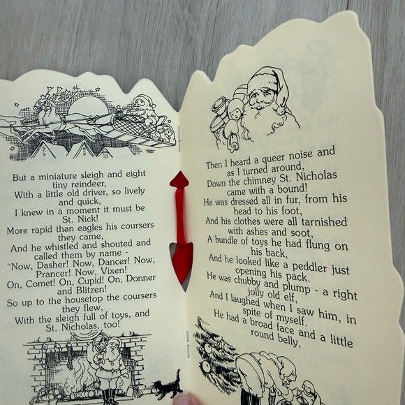 Vintage The Night before Christmas vintage booklet/card - Picture 3 of 5